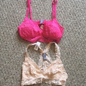 Aerie bralettes lot of 2